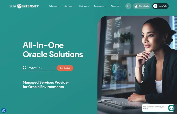 Data Intensity Website Home Page